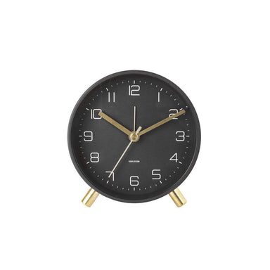 Karlsson Lofty Alarm Clock with Light - Black | Koop.co.nz