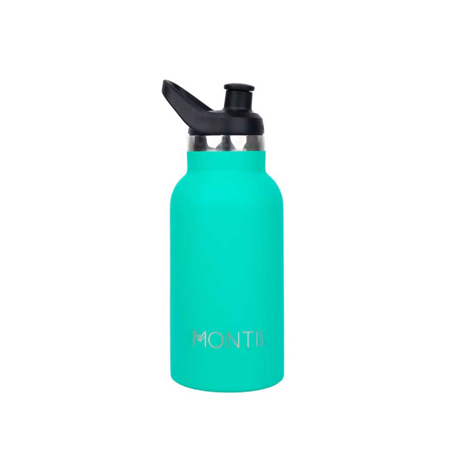 Montii Co Mini Insulated Drink Bottle Kiwi 350ml Stainless Steel