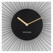 Karlsson Peony Wall Clock – Medium Black (45cm) | Koop.co.nz