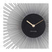 Karlsson Peony Wall Clock – Large Black (60cm) | Koop.co.nz