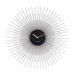 Karlsson Peony Wall Clock – Large Black (60cm) | Koop.co.nz