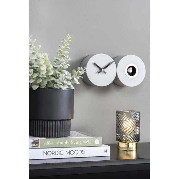 Karlsson Duo Cuckoo Wall Clock - Grey | Koop.co.nz