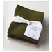 Ecovask Organic Cotton Multi-Functional Cloths (3pk)  - Moss Green | Koop.co.nz