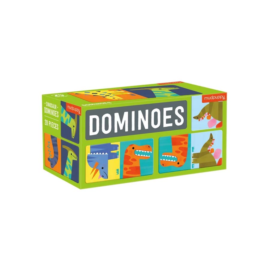 Mudpuppy Dominoes - Dinosaur | Koop.co.nz