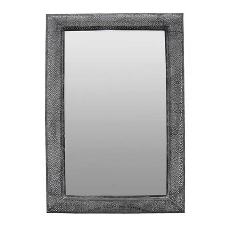 Le Forge Large Rectangle Black Marrakesh Mirror (95cm) | Koop.co.nz