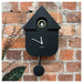 Karlsson Modern Cuckoo Wall Clock - Black | Koop.co.nz